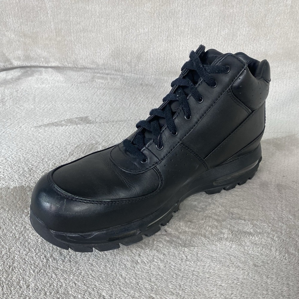 Nike ACG Air Max Goadome Mens Boots Size 13 Black Leather Shoes 865031-009 - Picture 4 of 11